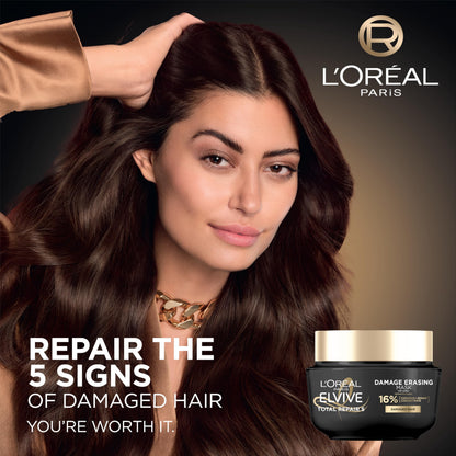 L'Oreal Paris Elvive Total Repair 5 Damage-Erasing Balm with Almond and Protein, 8.5 Ounce