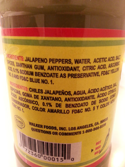 El Pato Green Jalapeno Hot Sauce Medium 12 fl oz (Pack of 3)