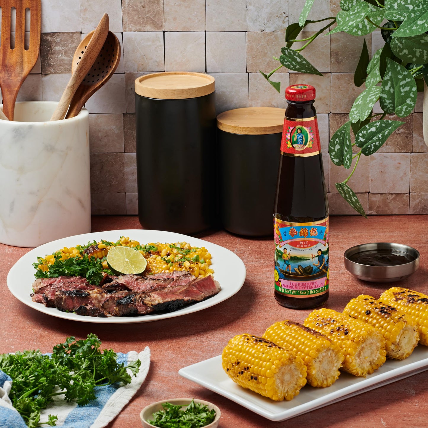 Lee Kum Kee Premium Oyster Flavored Sauce (18 oz - 1 Pack), Rich & Savory, All-Purpose Seasoning, Perfect for Marinades, Stock, Gravy, Stews, and Stir-Fry