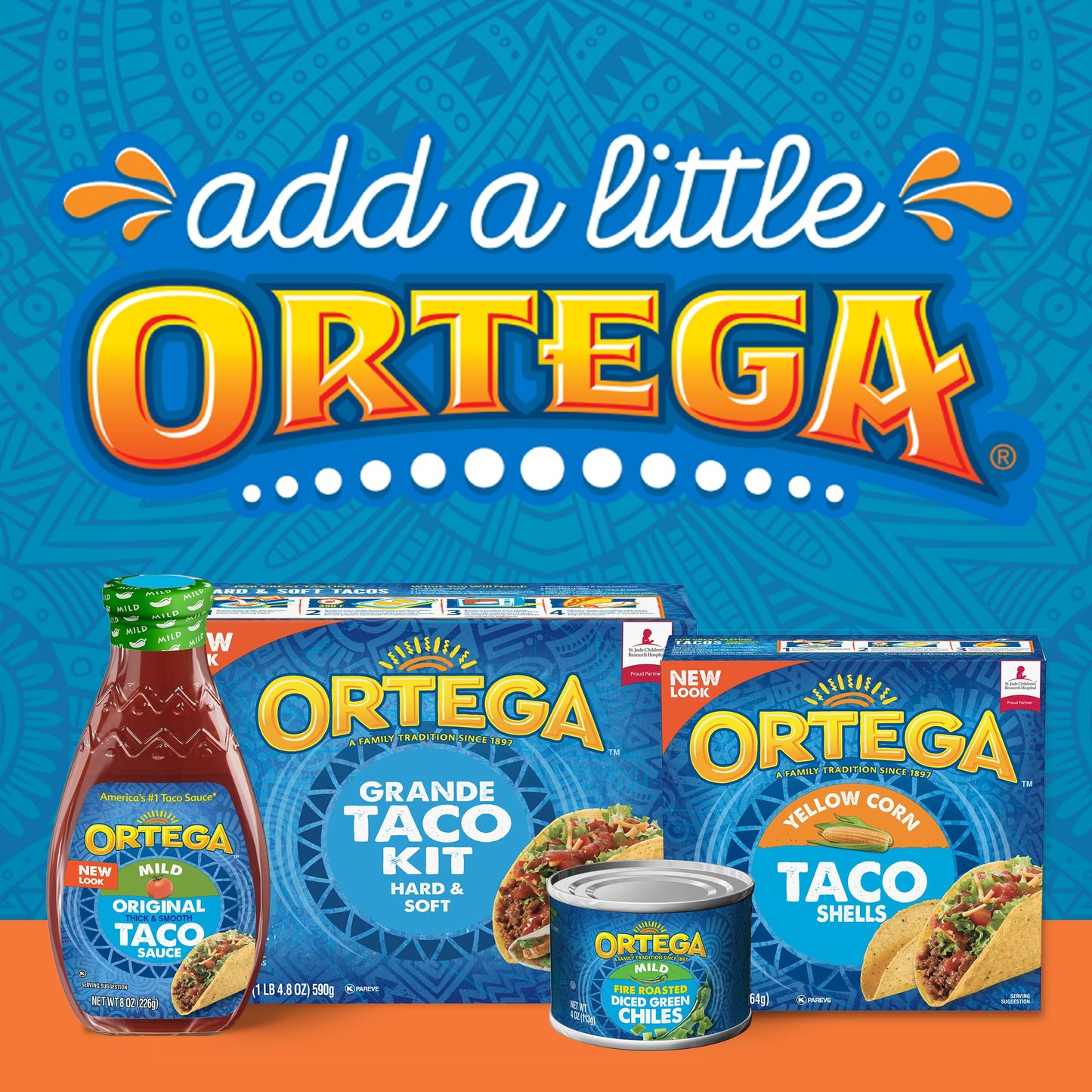 Ortega Original Taco Sauce, Mild, 8 Ounce