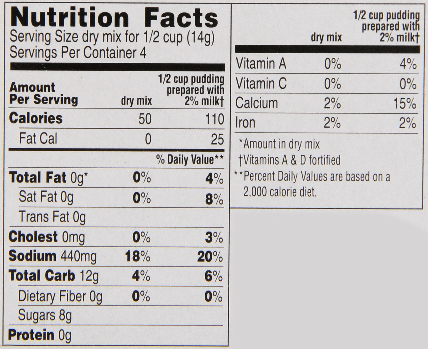 Royal Instant Pudding Dessert Mix, Chocolate, Fat Free (12 - 2 oz Boxes)