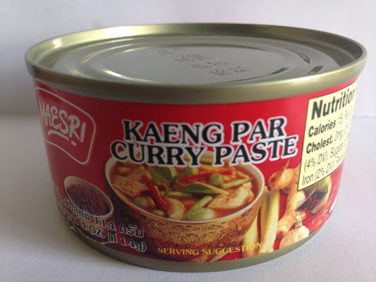 Kaeng Par Curry Paste - 4 x 4 oz - Product of Thailand
