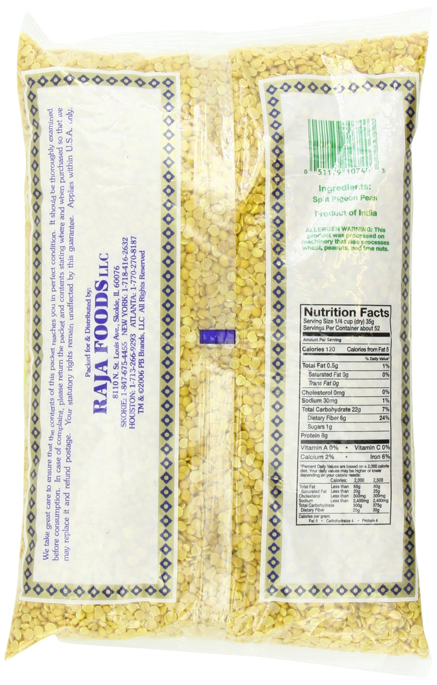 Swad Toor Dal Kori, Unoily, 4 Pound