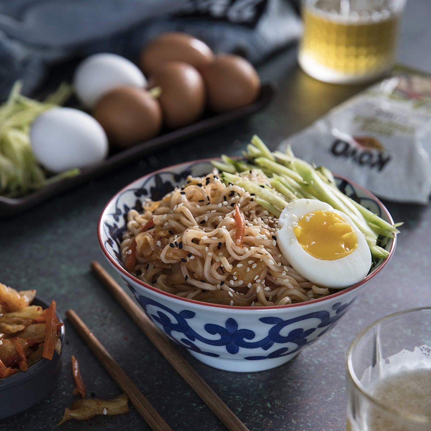 Koyo Ramen Soup, Lemongrass Ginger, Made with Organic Noodles, No MSG, No Preservatives, Vegan, 2.1 Ounces