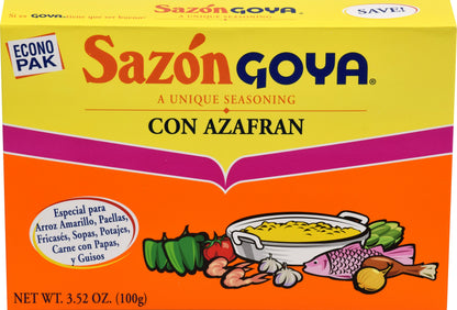 Goya Sazón Seasoning With Azafran, 3.52 Oz