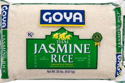 Goya Foods Thai Jasmine Rice, 20 Pound (Pack of 2)
