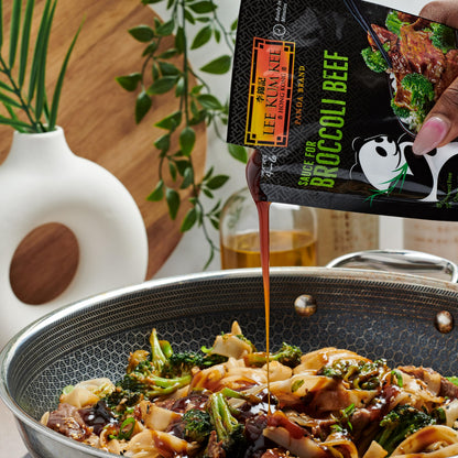 Lee Kum Kee Panda Brand Sauce for Broccoli Beef, 0g Trans Fat, No Artificial Flavors, No High Fructose Corn Syrup, Cholesterol Free, 8 Ounces (Pack of 6)