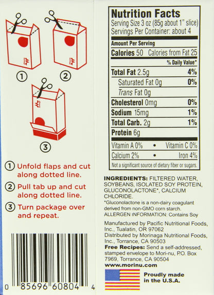Mori-Nu Tofu, Extra Firm, Blue, 12.3 Ounce (Pack of 12)