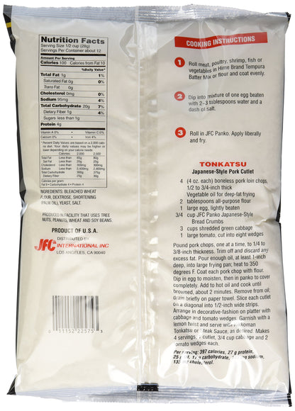 JFC Panko Bread Crumbs, 12 oz
