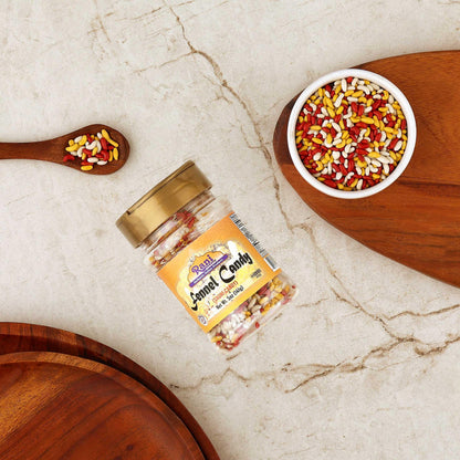 Rani Sugar Coated Fennel Candy 5oz (141g) PET Jar ~ Indian After Meal Digestive Treat | Vegan | Gluten Friendly | NON-GMO | Indian Origin