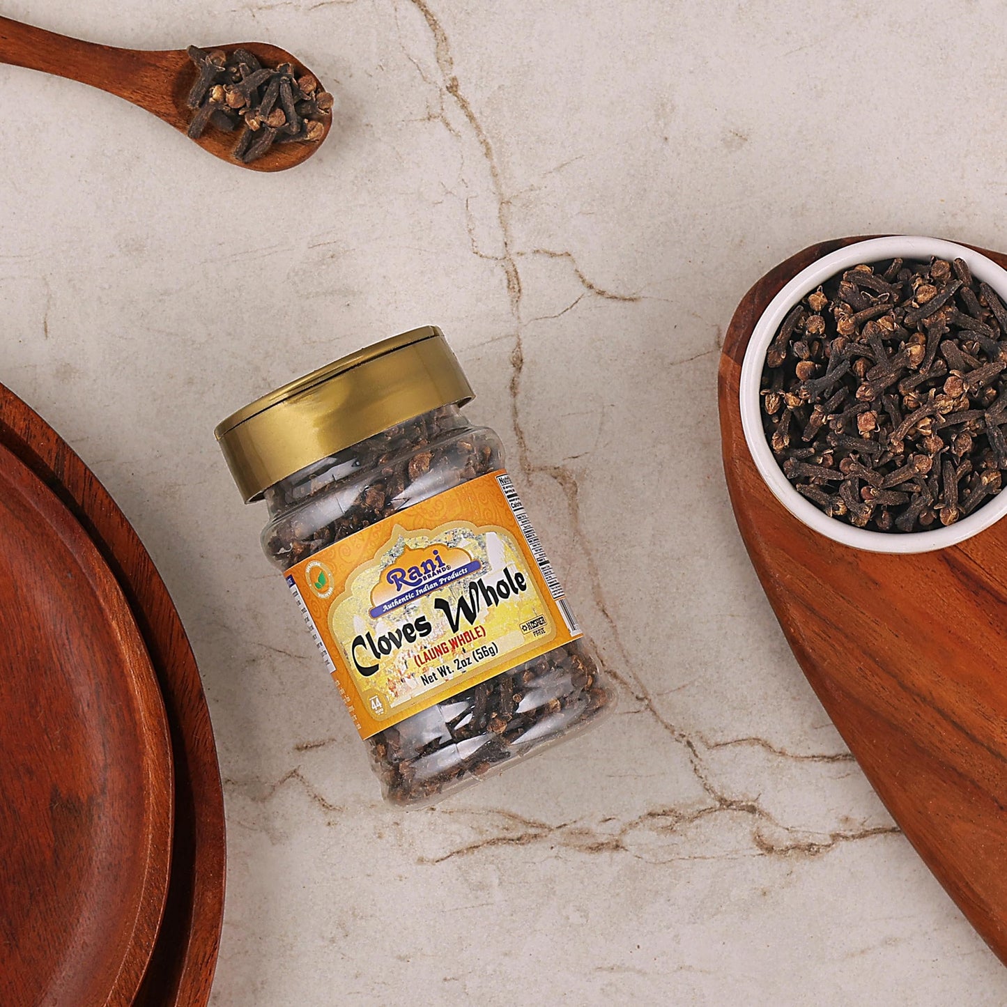 Rani Cloves Whole (Laung) 2oz (56g) Great for Food, Tea, Pomander Balls and Potpourri, Hand Selected, Spice, PET Jar ~ All Natural | NON-GMO | Kosher | Vegan | Gluten Friendly | Indian Origin