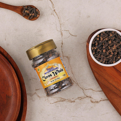 Rani Cloves Whole (Laung) 2oz (56g) Great for Food, Tea, Pomander Balls and Potpourri, Hand Selected, Spice, PET Jar ~ All Natural | NON-GMO | Kosher | Vegan | Gluten Friendly | Indian Origin
