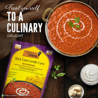 Kitchens Of India Ready To Eat Dal Bukhara, Black Gram Lentil Curry, 10-Ounce Boxes (Pack of 6)