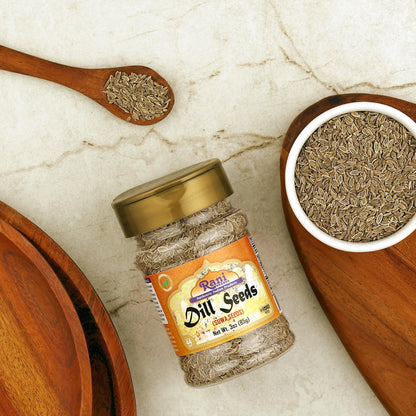 Rani Dill Seeds (Suwa/Sua) Whole, Spice 3oz (85g) PET Jar ~ All Natural | Gluten Friendly | NON-GMO | Kosher | Vegan | Indian Origin, Weed