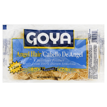 Goya Foods Angel Hair Pasta, 12 Ounce (Pack of 12)