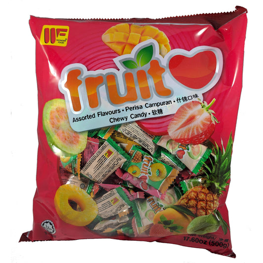 Wonder Food - Assorted Fruit Flavour Chews 17.6 oz, 500g