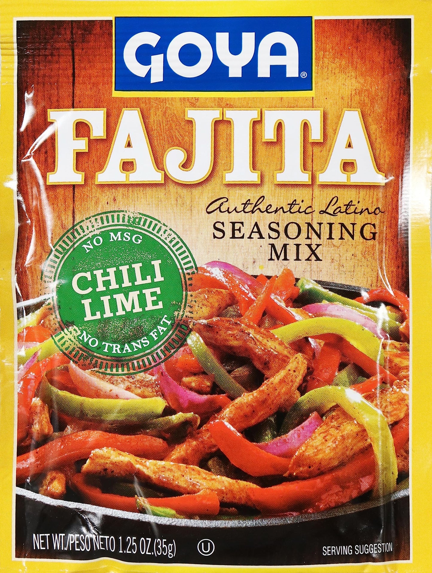 Goya Foods Fajita Seasoning Mix, 1.25 Ounce (Pack of 24)