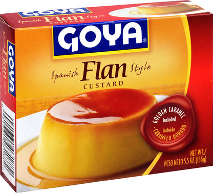 Goya Foods Flan Custard with Caramel, 5.5 Ounce (Pack of 36)
