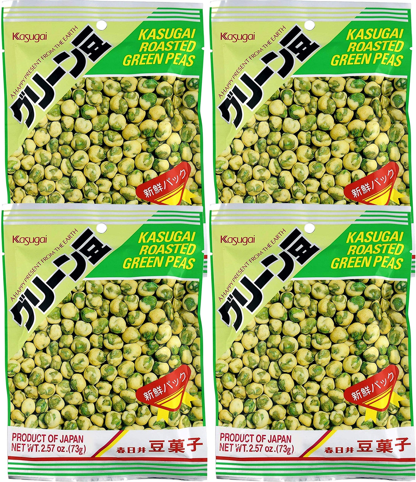 Kasugai Green Peas 2.57oz (4 Pack)