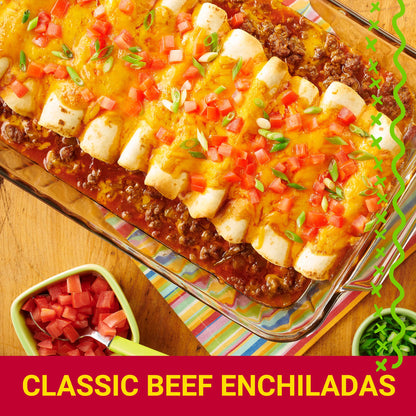 Old El Paso Flour Tortillas for Soft Tacos and Fajitas, Meal Prep, 10 Ct, 8.2 oz (Pack of 12)